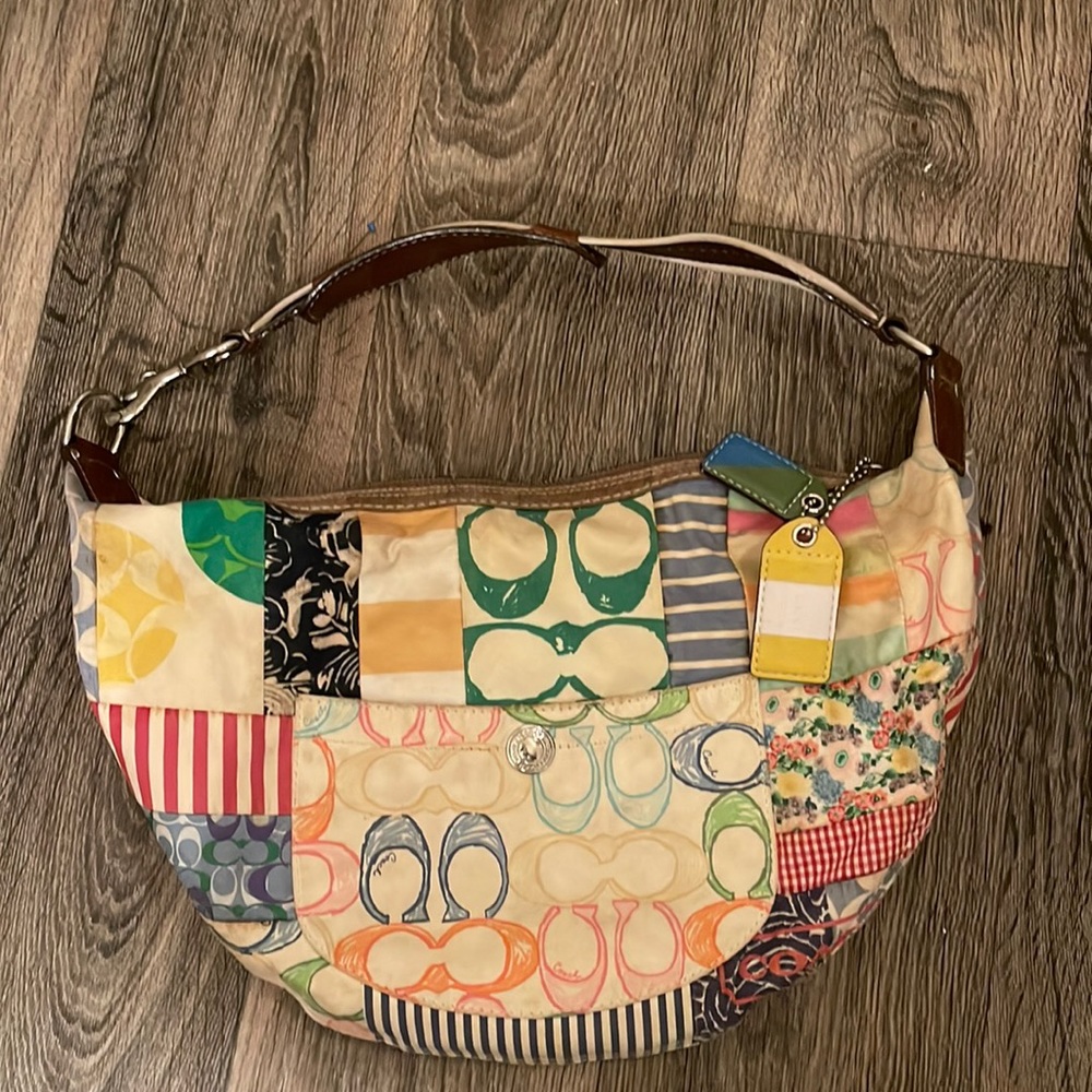 Coach color handbag